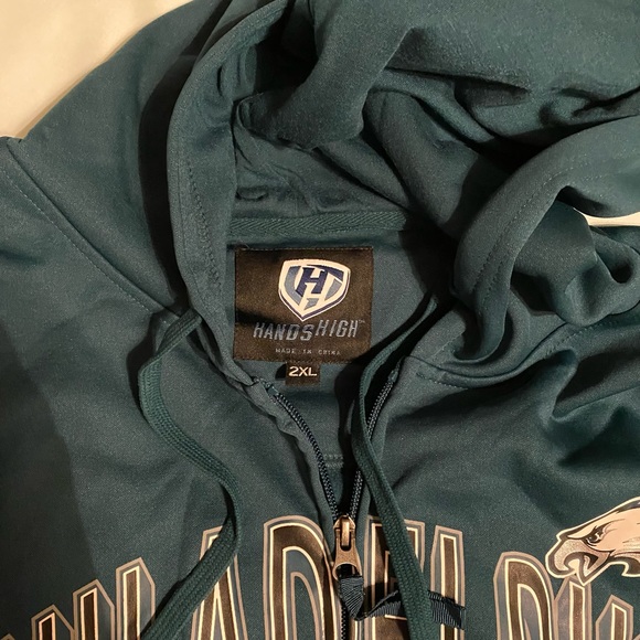 NFL Philadelphia Eagles Hands High Hoodie XXL NWT - Picture 9 of 10